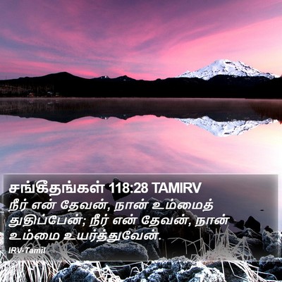 சங்கீதங்கள் 118:28 TAMIRV Bible Verse Image
