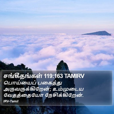 சங்கீதங்கள் 119:163 TAMIRV Bible Verse Image