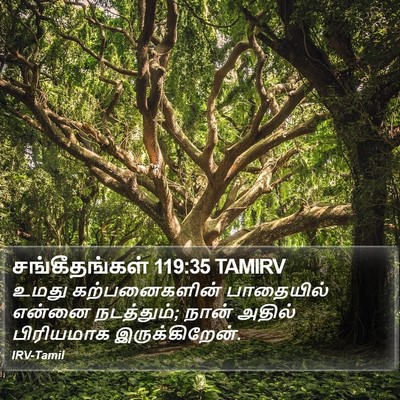 சங்கீதங்கள் 119:35 TAMIRV Bible Verse Image