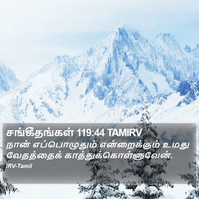 சங்கீதங்கள் 119:44 TAMIRV Bible Verse Image