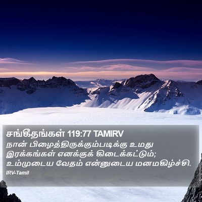 சங்கீதங்கள் 119:77 TAMIRV Bible Verse Image
