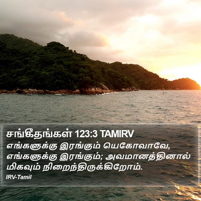 சங்கீதங்கள் 123:3 TAMIRV Bible Verse Image