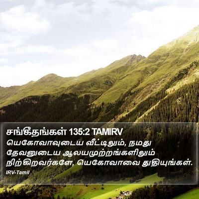 சங்கீதங்கள் 135:2 TAMIRV Bible Verse Image