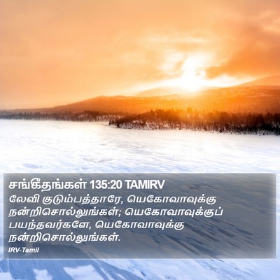 சங்கீதங்கள் 135:20 TAMIRV Bible Verse Image