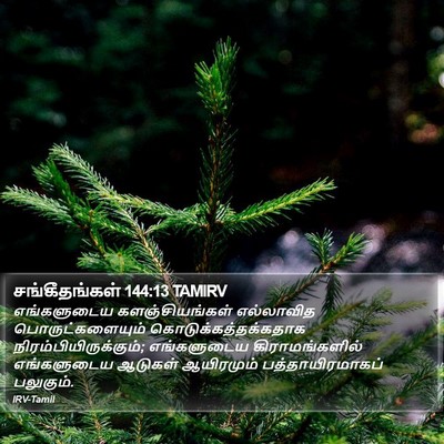 சங்கீதங்கள் 144:13 TAMIRV Bible Verse Image