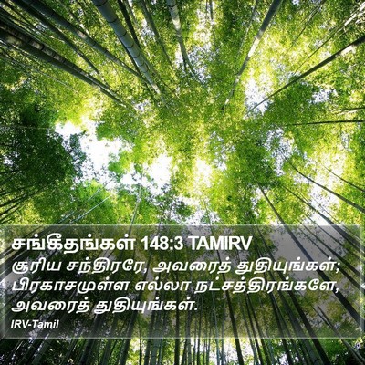 சங்கீதங்கள் 148:3 TAMIRV Bible Verse Image
