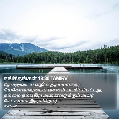 சங்கீதங்கள் 18:30 TAMIRV Bible Verse Image
