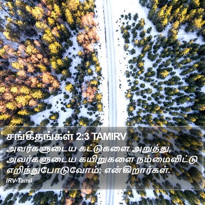 சங்கீதங்கள் 2:3 TAMIRV Bible Verse Image