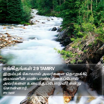 சங்கீதங்கள் 2:9 TAMIRV Bible Verse Image