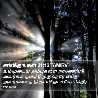 சங்கீதங்கள் 21:12 TAMIRV Bible Verse Image