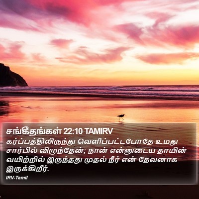 சங்கீதங்கள் 22:10 TAMIRV Bible Verse Image