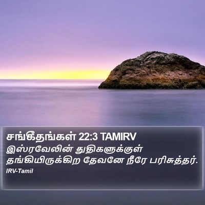 சங்கீதங்கள் 22:3 TAMIRV Bible Verse Image