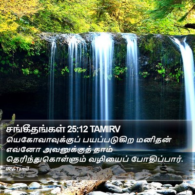 சங்கீதங்கள் 25:12 TAMIRV Bible Verse Image