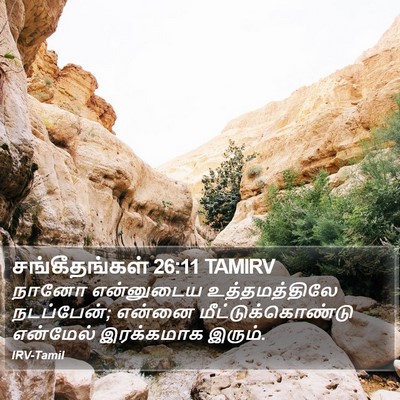 சங்கீதங்கள் 26:11 TAMIRV Bible Verse Image