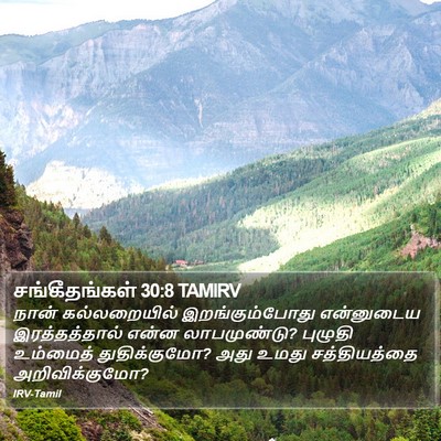 சங்கீதங்கள் 30:8 TAMIRV Bible Verse Image
