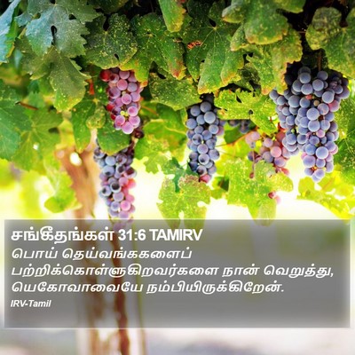 சங்கீதங்கள் 31:6 TAMIRV Bible Verse Image