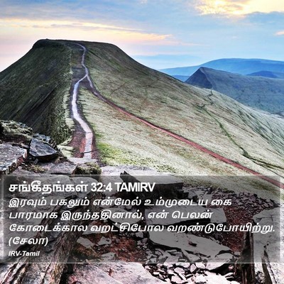 சங்கீதங்கள் 32:4 TAMIRV Bible Verse Image