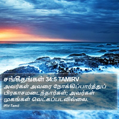 சங்கீதங்கள் 34:5 TAMIRV Bible Verse Image