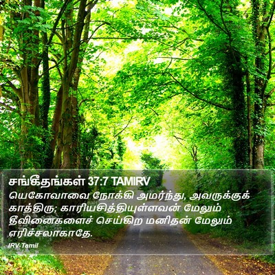 சங்கீதங்கள் 37:7 TAMIRV Bible Verse Image