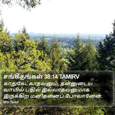 சங்கீதங்கள் 38:14 TAMIRV Bible Verse Image