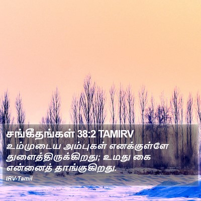 சங்கீதங்கள் 38:2 TAMIRV Bible Verse Image