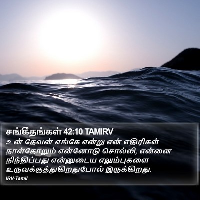 சங்கீதங்கள் 42:10 TAMIRV Bible Verse Image