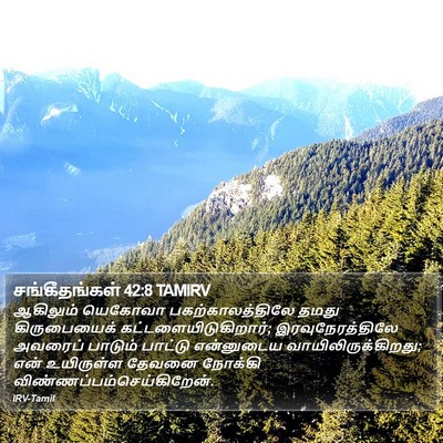 சங்கீதங்கள் 42:8 TAMIRV Bible Verse Image