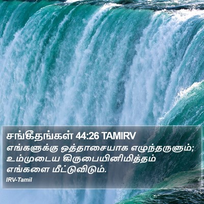சங்கீதங்கள் 44:26 TAMIRV Bible Verse Image