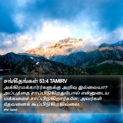 சங்கீதங்கள் 53:4 TAMIRV Bible Verse Image
