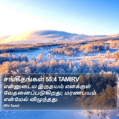 சங்கீதங்கள் 55:4 TAMIRV Bible Verse Image