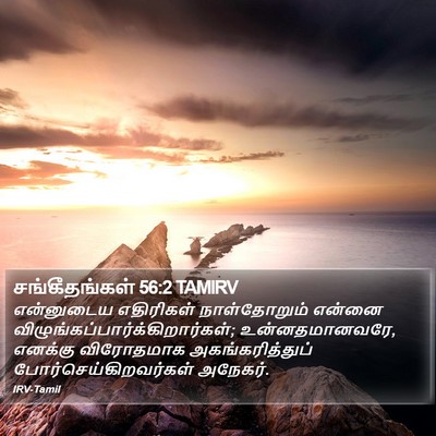 சங்கீதங்கள் 56:2 TAMIRV Bible Verse Image