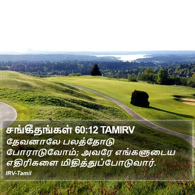 சங்கீதங்கள் 60:12 TAMIRV Bible Verse Image