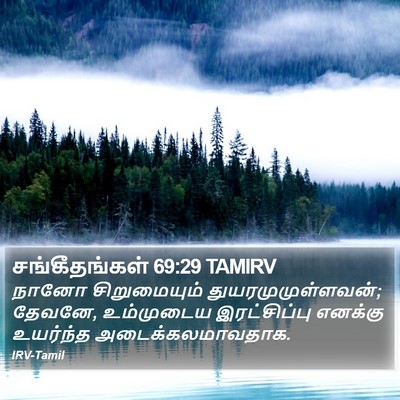 சங்கீதங்கள் 69:29 TAMIRV Bible Verse Image