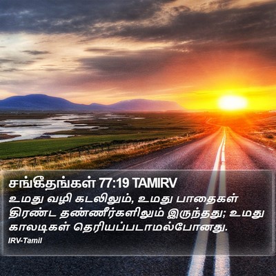 சங்கீதங்கள் 77:19 TAMIRV Bible Verse Image