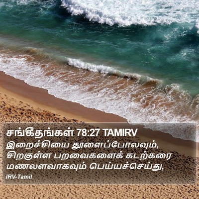 சங்கீதங்கள் 78:27 TAMIRV Bible Verse Image