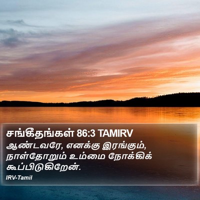 சங்கீதங்கள் 86:3 TAMIRV Bible Verse Image