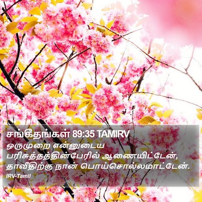 சங்கீதங்கள் 89:35 TAMIRV Bible Verse Image