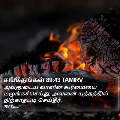 சங்கீதங்கள் 89:43 TAMIRV Bible Verse Image