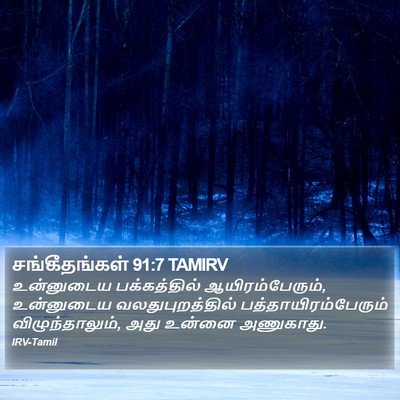 சங்கீதங்கள் 91:7 TAMIRV Bible Verse Image