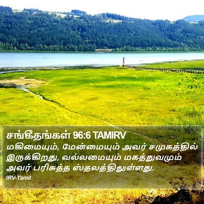 சங்கீதங்கள் 96:6 TAMIRV Bible Verse Image