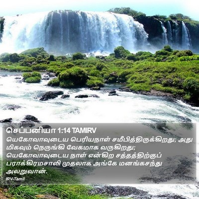 செப்பனியா 1:14 TAMIRV Bible Verse Image