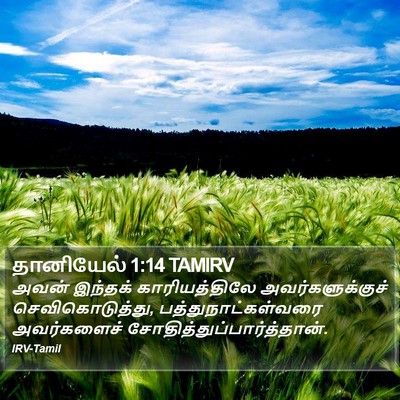 தானியேல் 1:14 TAMIRV Bible Verse Image
