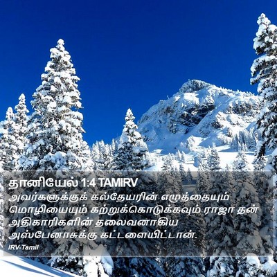 தானியேல் 1:4 TAMIRV Bible Verse Image
