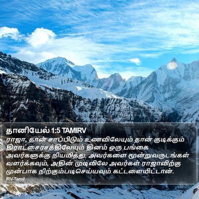 தானியேல் 1:5 TAMIRV Bible Verse Image