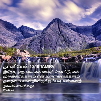 தானியேல் 10:10 TAMIRV Bible Verse Image