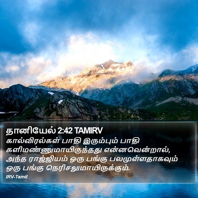 தானியேல் 2:42 TAMIRV Bible Verse Image
