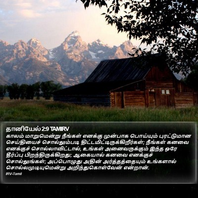 தானியேல் 2:9 TAMIRV Bible Verse Image