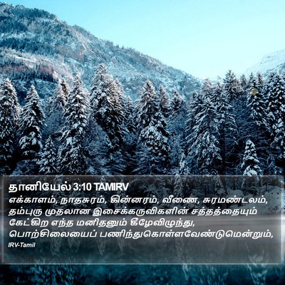 தானியேல் 3:10 TAMIRV Bible Verse Image
