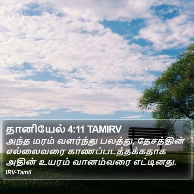 தானியேல் 4:11 TAMIRV Bible Verse Image