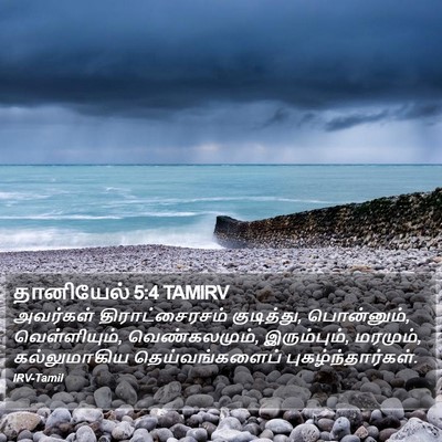 தானியேல் 5:4 TAMIRV Bible Verse Image